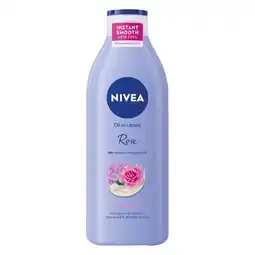 Pick n Pay Liquor Nivea Rose & Argan Oil Body Lotion 400ml offer