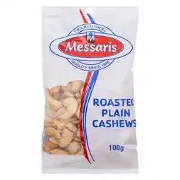 Pick n Pay Liquor Messaris Plain Cashew Nuts 100g offer