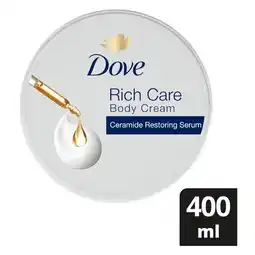 Pick n Pay Liquor Dove Rich Care Body Cream 400ml offer