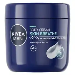 Pick n Pay Liquor Nivea Men Skin Breathe Body Lotion Bottle 400ml offer