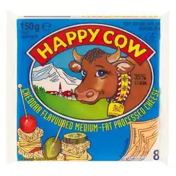 Pick n Pay Liquor Happy Cow Cheddar Slices 150g offer