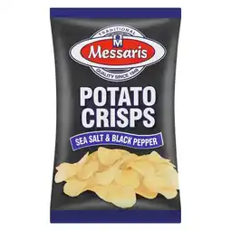 Pick n Pay Liquor Messaris Sea Salt & Black Pepper Crisps 125g offer