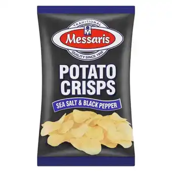 Pick n Pay Liquor Messaris Sea Salt & Black Pepper Crisps 125g offer