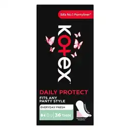 Pick n Pay Liquor Kotex Daily ProtectThin Pantyliners 36 Pack offer