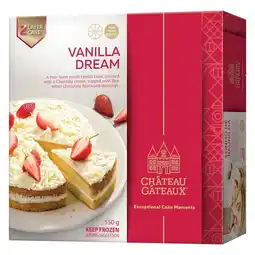 Pick n Pay Liquor Chateau Gateaux Frozen Vanilla Dream 2 Layer Cake 550g offer