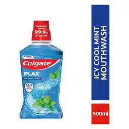 Pick n Pay Liquor Plax Mouthwash Icy Cool Mint 500ml offer