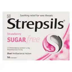 Pick n Pay Liquor Strepsils Lozenges Strawberry 16 Pack offer