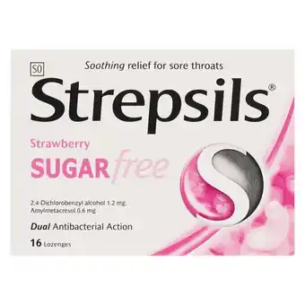 Pick n Pay Liquor Strepsils Lozenges Strawberry 16 Pack offer