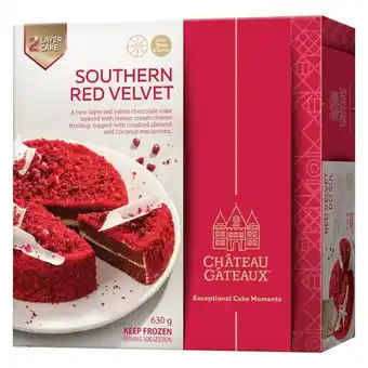 Pick n Pay Liquor Chateau Gateaux Frozen Southern Red Velvet Cake 630g offer