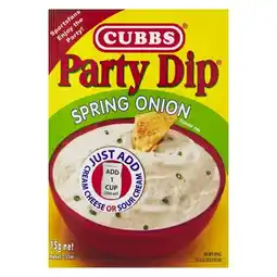Pick n Pay Liquor Cubbs Spring Onion Dip 15g offer