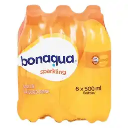 Pick n Pay Liquor Bonaqua Naartjie Flavoured Sparkling Water 500ml x 6 offer