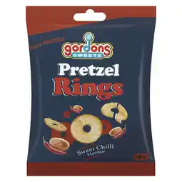 Pick n Pay Liquor Gordons Sweets Sweet Chilli Pretzel Rings 40g offer