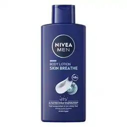 Pick n Pay Liquor Nivea Men Skin Breathe Body Cream Tub 400ml offer