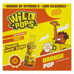 Pick n Pay Liquor Wild Pops Orange Flavour Kids Drink 12 x 100ml offer