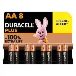 Pick n Pay Liquor Duracell Mainline Plus AA 8 Pack offer