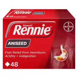 Pick n Pay Liquor Rennie Antacid Tablets Aniseed 48s offer