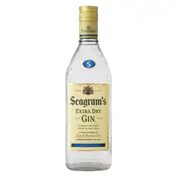Pick n Pay Liquor Seagrams Extra Dry Gin 750ml offer
