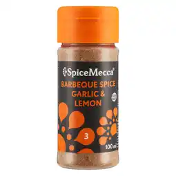 Pick n Pay Liquor Spice Mecca Barbeque Spice Garlic & Lemon Bottle 100ml offer