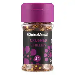 Pick n Pay Liquor Spice Mecca Crush Chillies Bottle 20g offer