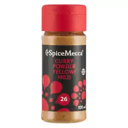 Pick n Pay Liquor Spice Mecca Mild Yellow Curry Powder Bottle 100ml offer