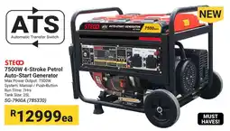 Builders Warehouse STECO 7500W 4-Stroke Petrol Auto-Start Generator offer