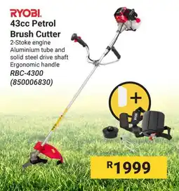 Builders Warehouse RYOBI 43cc Petrol Brush Cutter offer