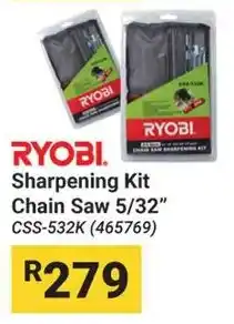 Builders Warehouse RYOBI Sharpening Kit Chain Saw offer