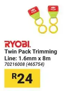 Builders Warehouse RYOBI Twin Pack Trimming Line offer