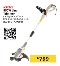 Builders Warehouse RYOBI 550W Line Trimmer offer