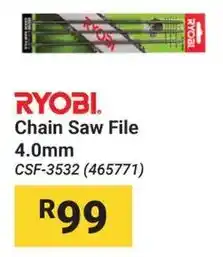 Builders Warehouse RYOBI Chain Saw File offer