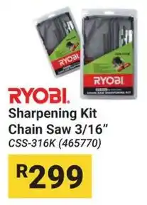 Builders Warehouse RYOBI Sharpening Kit Chain Saw offer