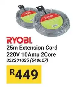 Builders Warehouse RYOBI Extension Cord offer