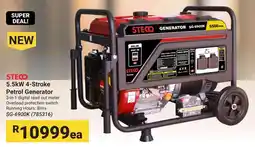 Builders Warehouse STECO 5.5kW 4-Stroke Petrol Generator offer