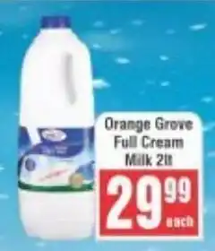 Frontline Orange Grove Full Cream Milk offer