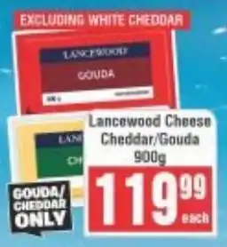Frontline Lancewood Cheese Cheddar/ Gouda offer