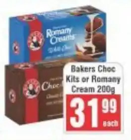 Frontline Bakers Choc Kits or Romany Cream offer