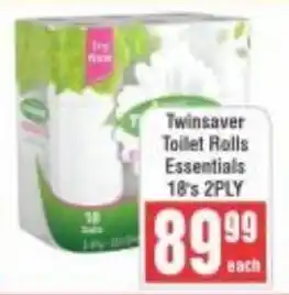 Frontline Twinsaver Toilet Rolls Essentials offer