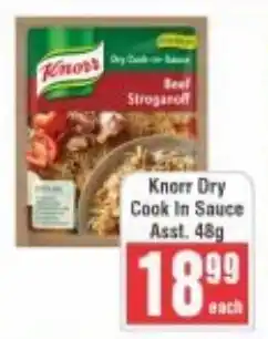 Frontline Knorr Dry Cook In Sauce Asst. offer