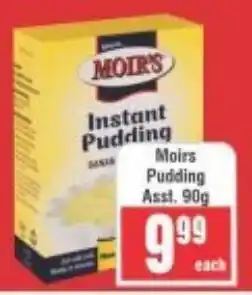 Frontline Moir's Instant Pudding Asst. offer