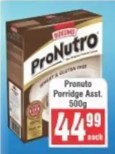 Frontline Bokomo Pronuto Porridge Asst. offer