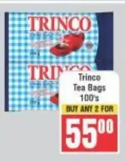 Frontline Trinco Tea Bags offer