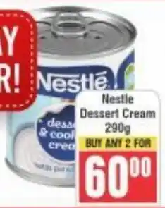 Frontline Nestle Dessert Cream offer
