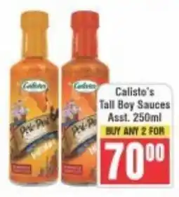 Frontline Calisto's Tall Boy Sauces Asst. offer