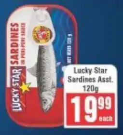 Frontline Lucky Star Sardines Asst. offer