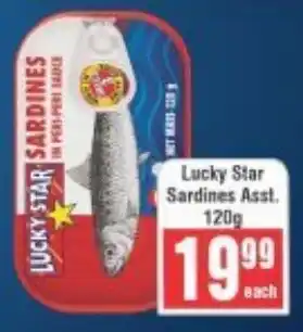Frontline Lucky Star Sardines Asst. offer