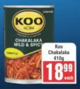 Frontline Koo Chakalaka offer