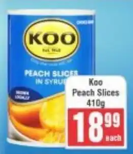Frontline Koo Peach Slices offer
