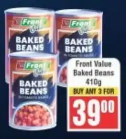 Frontline Front Value Baked Beans offer
