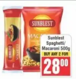 Frontline Sunblest Spaghetti/ Macaroni offer