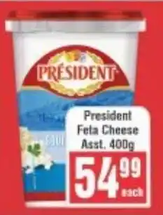 Frontline President Feta Cheese Asst. offer